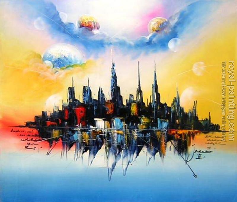 Hand Painted : Modern oil painting Hand Painted : Modern oil painting